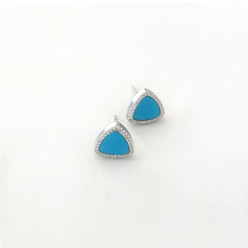 White Gold Earrings